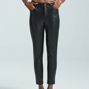 Faux Leather Five Pocket Pant by Commando